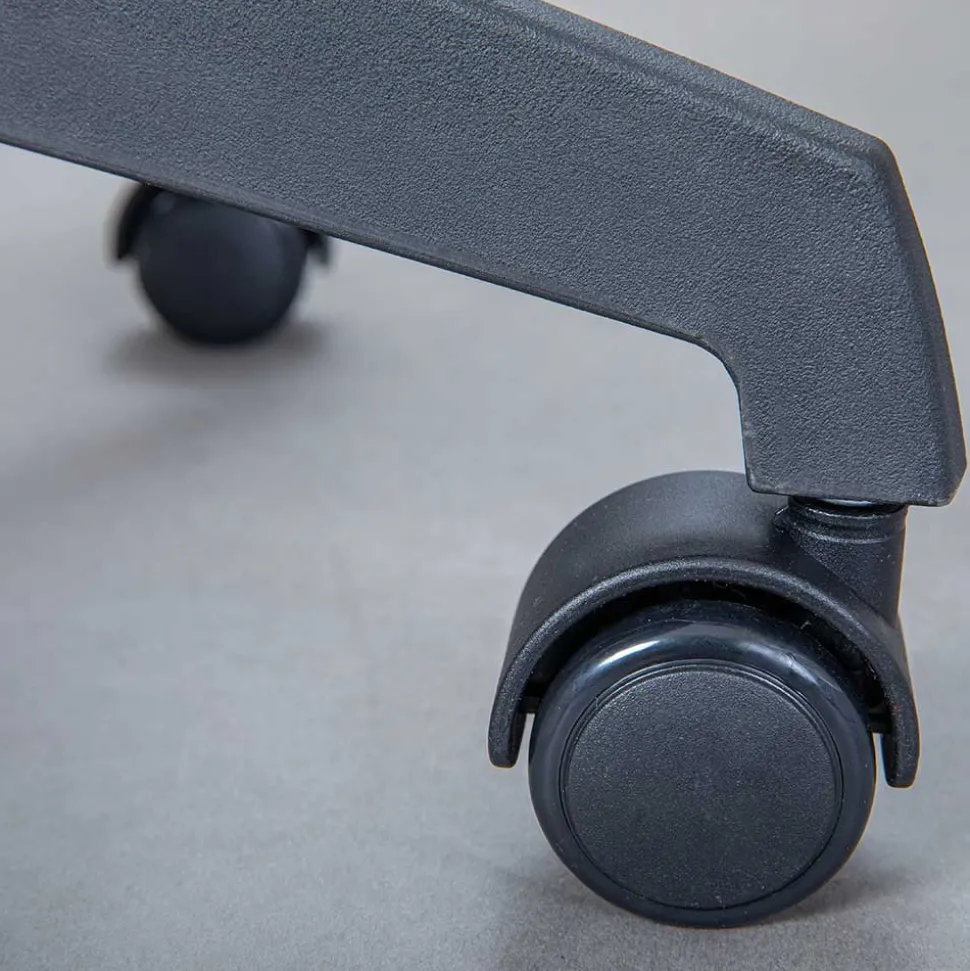 Kinderdrehstuhl in Dunkelgrau & Weiß - Macress