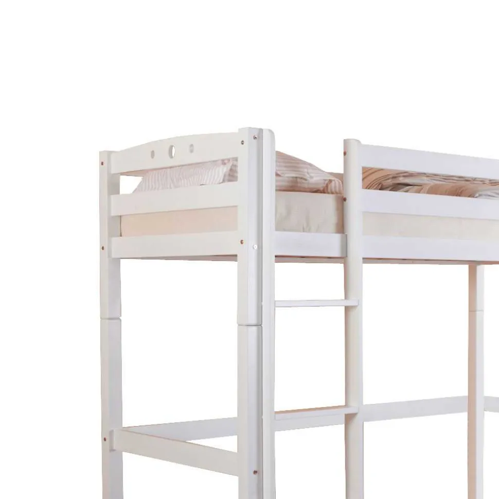 Kinderhochbett Lieke in Weiß