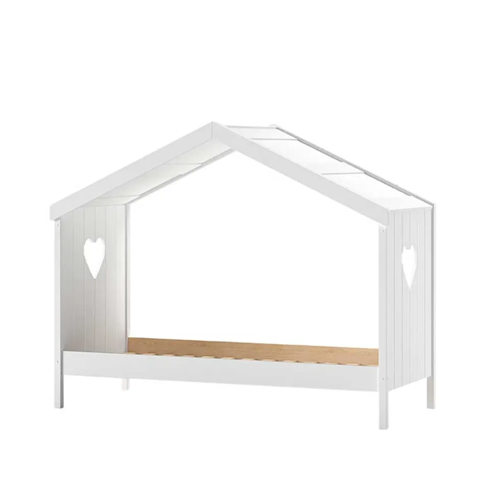 Kinderzimmer Hausbett in Weiß - Grandory