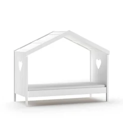 Kinderzimmer Hausbett in Weiß - Grandory
