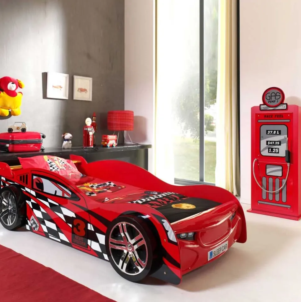 Kinderzimmer Set Station mit Autobett (zweiteilig)