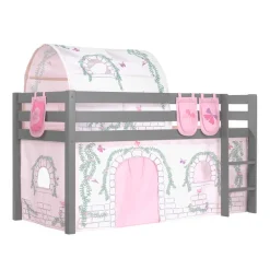 Kinderzimmer Spielbett Hochbett mit Tunnel - Crabina