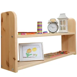 Kinderzimmer Stockbett in Naturfarben - Cartar