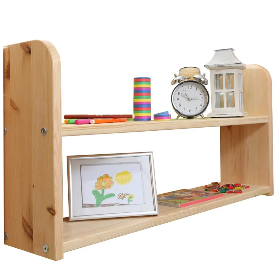 Kinderzimmer Stockbett in Naturfarben - Cartar