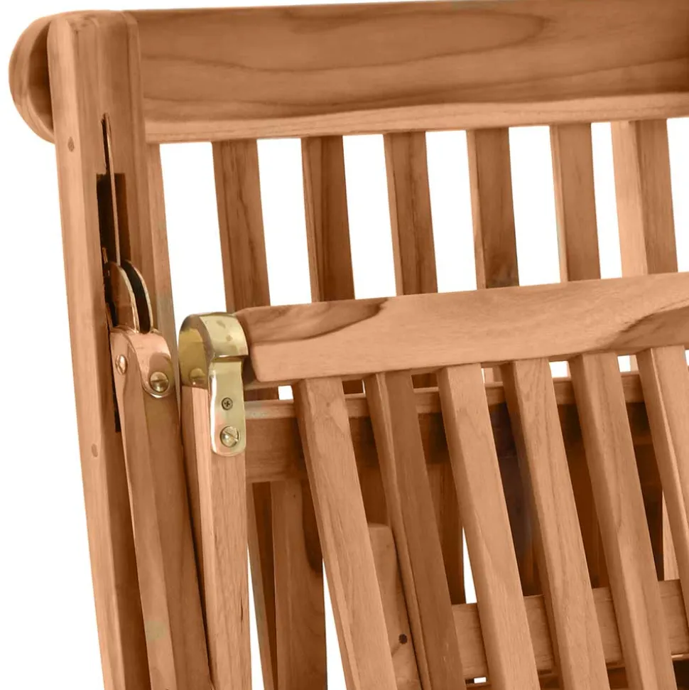 Klappbarer Deckchair inklusive Fußablage - Klahuma