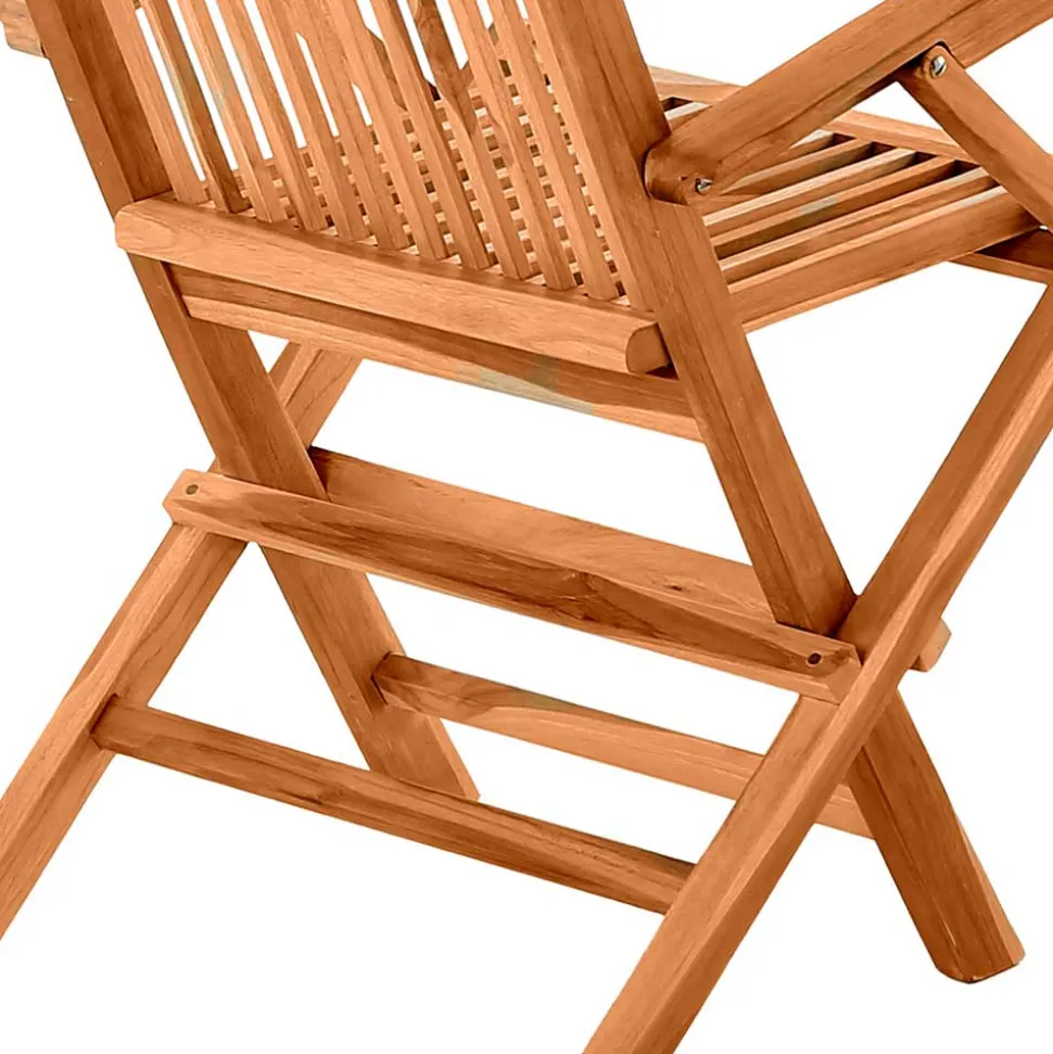 Klappbarer Garten Holzstuhl mit Armlehnen - Klahuma (2er Set)