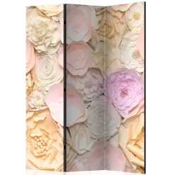 Klappbarer Paravent mit Blumen Foto - Nurzia