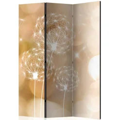 Klappbarer Paravent mit Pusteblumen - Ansonka