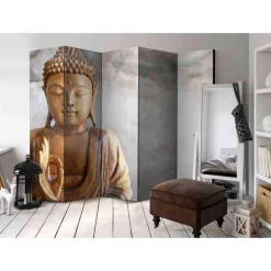 Klappbarer Raumteiler mit Leinwand - Casandro