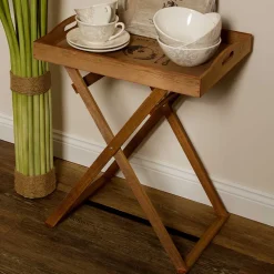 Klappbarer Tabletttisch in der Größe 48x63x35 cm - Villama