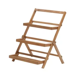 Klappbares Regal im Treppendesign - zB für Blumen - Oledra