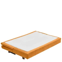 Klappcouch in Ocker mit Eiche - Lyra