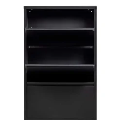 3-Klappen-Schuhschrank in Schwarz - Matic