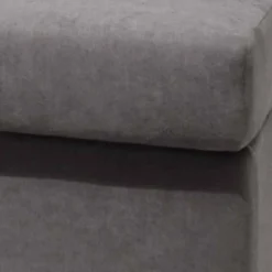 Klappsessel in Silber Grau Webstoff - Belania