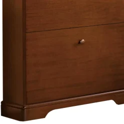 Klassisch gestalteter Schuhschrank in Nussbaum - Lemerzi