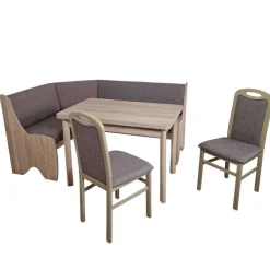 Klassische Eckbankgruppe Set - Janni (vierteilig)