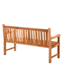 Klassische Holz Gartenbank mit Lehnen - Klahuma