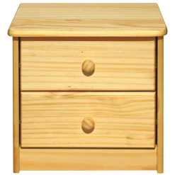 Klassische Holz Nachtkommode aus Kiefer - Kascanu