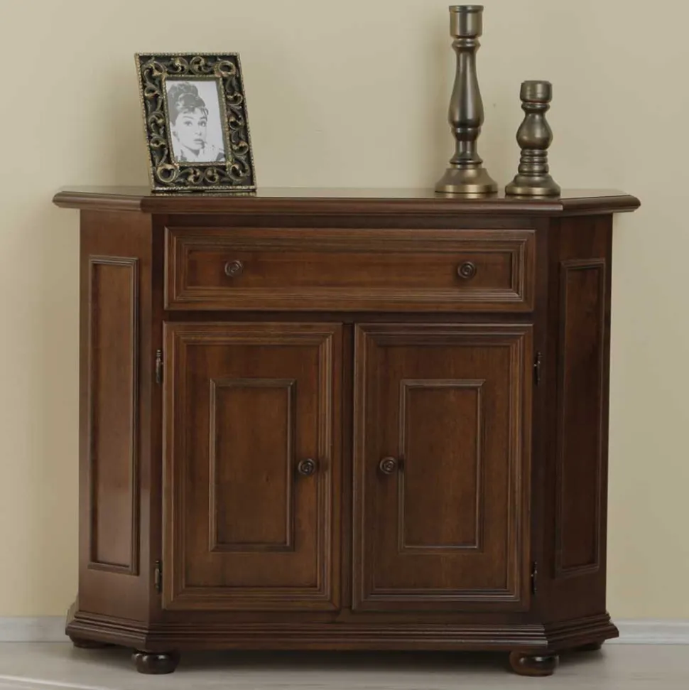 Klassische Kommode mit Schublade und Doppeltür - Manicos