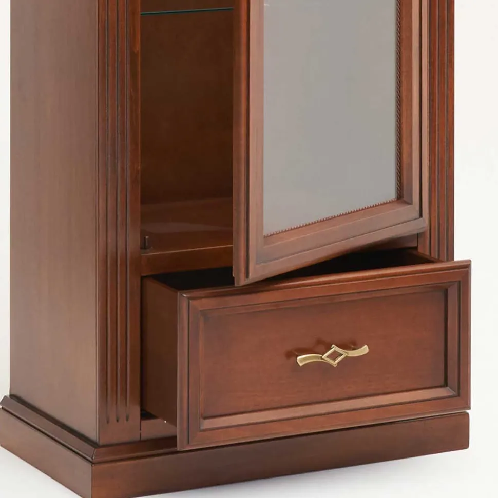 Klassische Wohnzimmer Wohnwand Set - Sienna (dreiteilig)