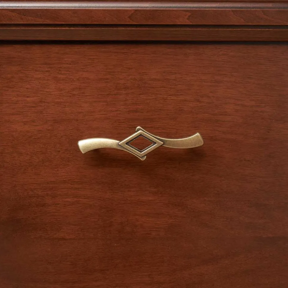 Klassische Wohnzimmer Wohnwand Set - Sienna (dreiteilig)