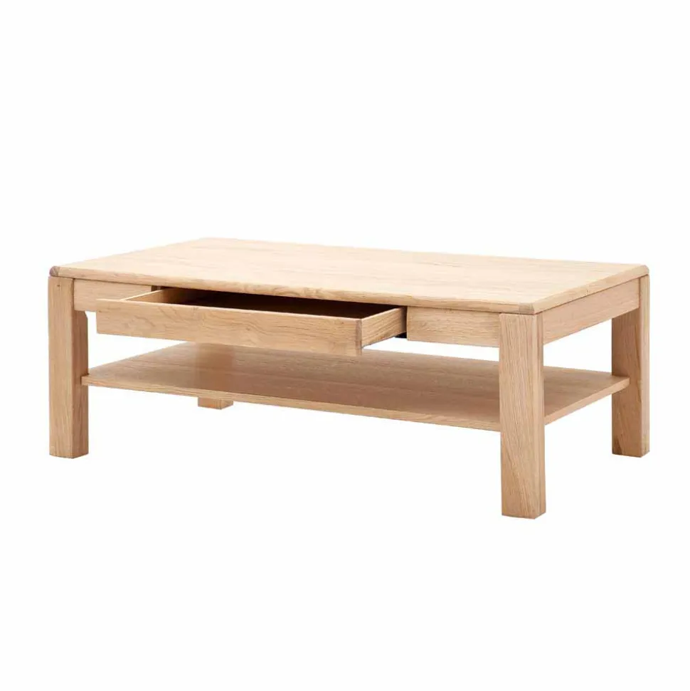 Klassischer Sofatisch in Eiche Bianco - Vernella