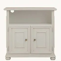 Klassischer TV Unterschrank in Antikweiß - Vicina