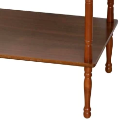 Klassisches Regal in Walnussfarben - Roswito