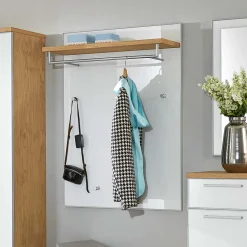 Kleiderpaneel Wynoca in Weiß Glas beschichtet