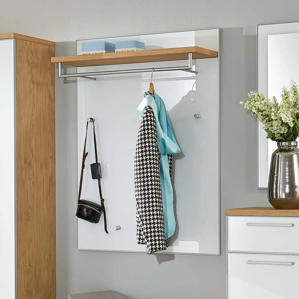 Kleiderpaneel Wynoca in Weiß Glas beschichtet