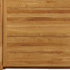 Kleiderschrank aus Wildeiche mit Weißglas - Divnoi