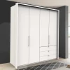 Kleiderschrank fürs Schlafzimmer in Weiß - Donpiave