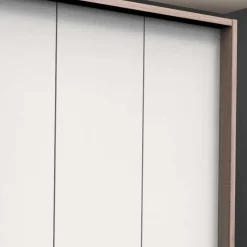 Kleiderschrank mit 150cm Breite in Weiß - Vaclyn