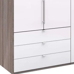 Kleiderschrank mit drei Schubladen 2-türig - Empresian