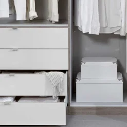 Kleiderschrank mit Passepartout & LED Licht - Empresian