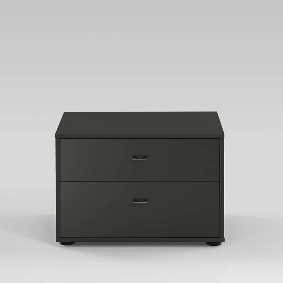 Kleine Kommode Ceolata in Grau Braun