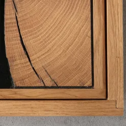 Kleiner Hängeschrank aus Wildeiche Massivholz - Acapella