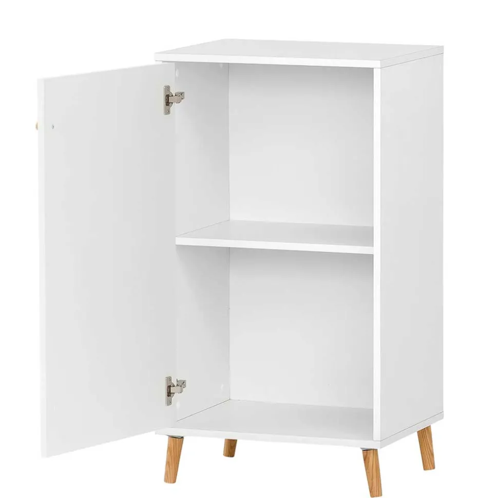 Kleiner Ordnerschrank in Weiß - 1-türig - Obtin