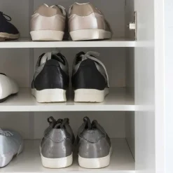 Kleiner Schuhschrank mit Doppeltür Atricia in Weiß