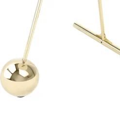 Kleiner Tisch in Weiß & Gold - Fakoa