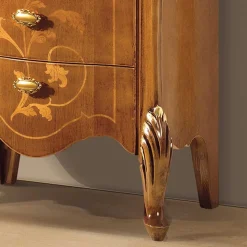 Kleiner Vitrinenschrank mit Tür & Schubladen - Carlenna I