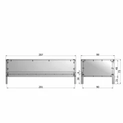 Kojenbett aus Kiefer massiv in Weiß - Blowering