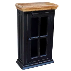 Kolonialstil Badmöbel in Schwarz - Sentiments (fünfteilig)