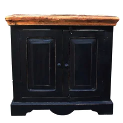 Kolonialstil Badmöbel in Schwarz - Sentiments (fünfteilig)