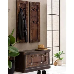 Kolonialstil Garderobenmöbel Set - Solapura (dreiteilig)