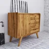 Kombi Holzkommode aus geölter Wildeiche - Hardus