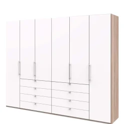 Kombi Kleiderschrank mit Schubkästen und Falttüren - Vaclyn