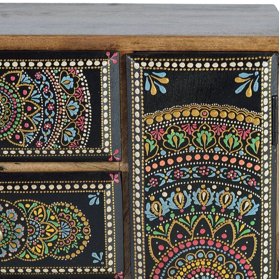 Kombi Kommode mit Mandala Malereien Front - Marike