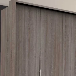 Kombi-Falttürenschrank mit acht Schubladen - Crenba