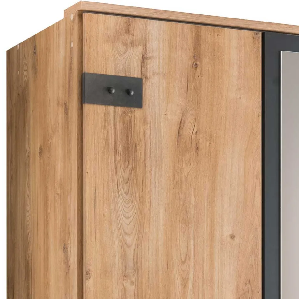 Kombi-Kleiderschrank in Plankeneiche Dekor - Corpus